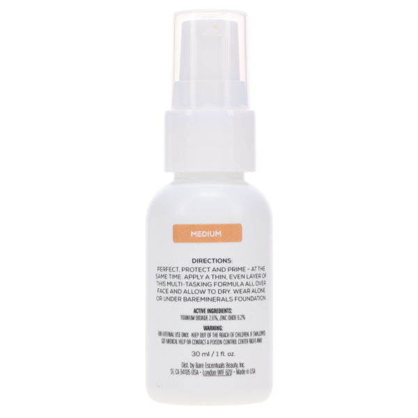 bareMinerals Prime Time BB Primer-Cream Daily Defense Broad Spectrum SPF 30 Medium 1 oz