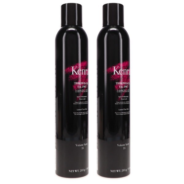 Kenra Volume Spray Hair Spray #25 10 oz 2 Pack
