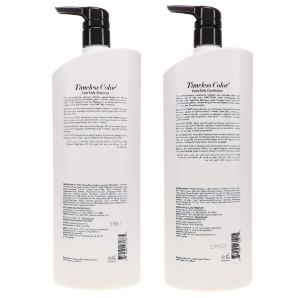 Keratin Complex Timeless Color Fade-Defy Shampoo 33.8 oz & Timeless Color Fade-Defy Conditioner 33.8 oz Combo Pack