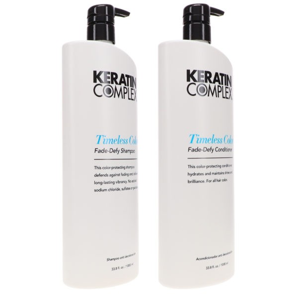 Keratin Complex Timeless Color Fade-Defy Shampoo 33.8 oz & Timeless Color Fade-Defy Conditioner 33.8 oz Combo Pack