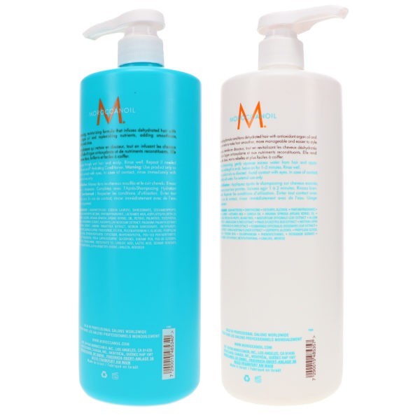 Moroccanoil Hydrating Shampoo 33.8 oz & Hydrating Conditioner 33.8 oz Combo Pack