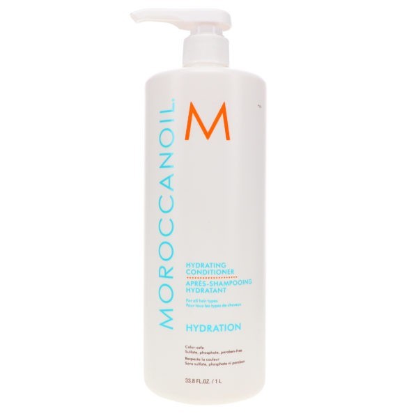 Moroccanoil Hydrating Shampoo 33.8 oz & Hydrating Conditioner 33.8 oz Combo Pack