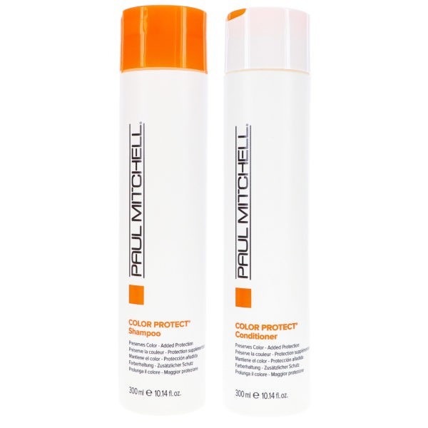 Paul Mitchell Color Protect Daily Shampoo 10.14 oz & Color Protect Daily Conditioner 10.14 oz Combo Pack