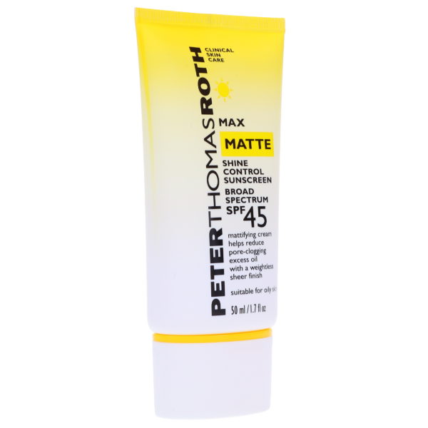 Peter Thomas Roth Max Matte Shine Control Sunscreen Broad Spectrum SPF 45 1.7 oz