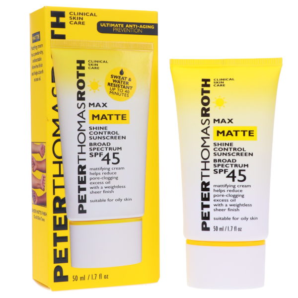 Peter Thomas Roth Max Matte Shine Control Sunscreen Broad Spectrum SPF 45 1.7 oz