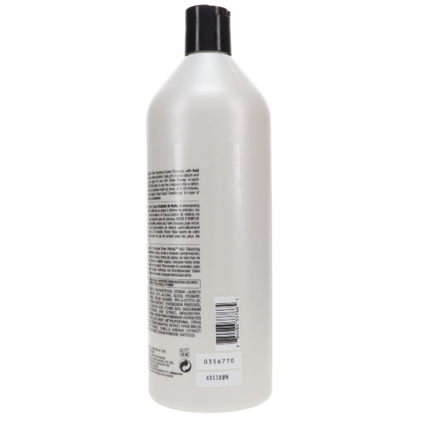 Redken Hair Cleansing Cream Clarifying Shampoo 33.8 oz