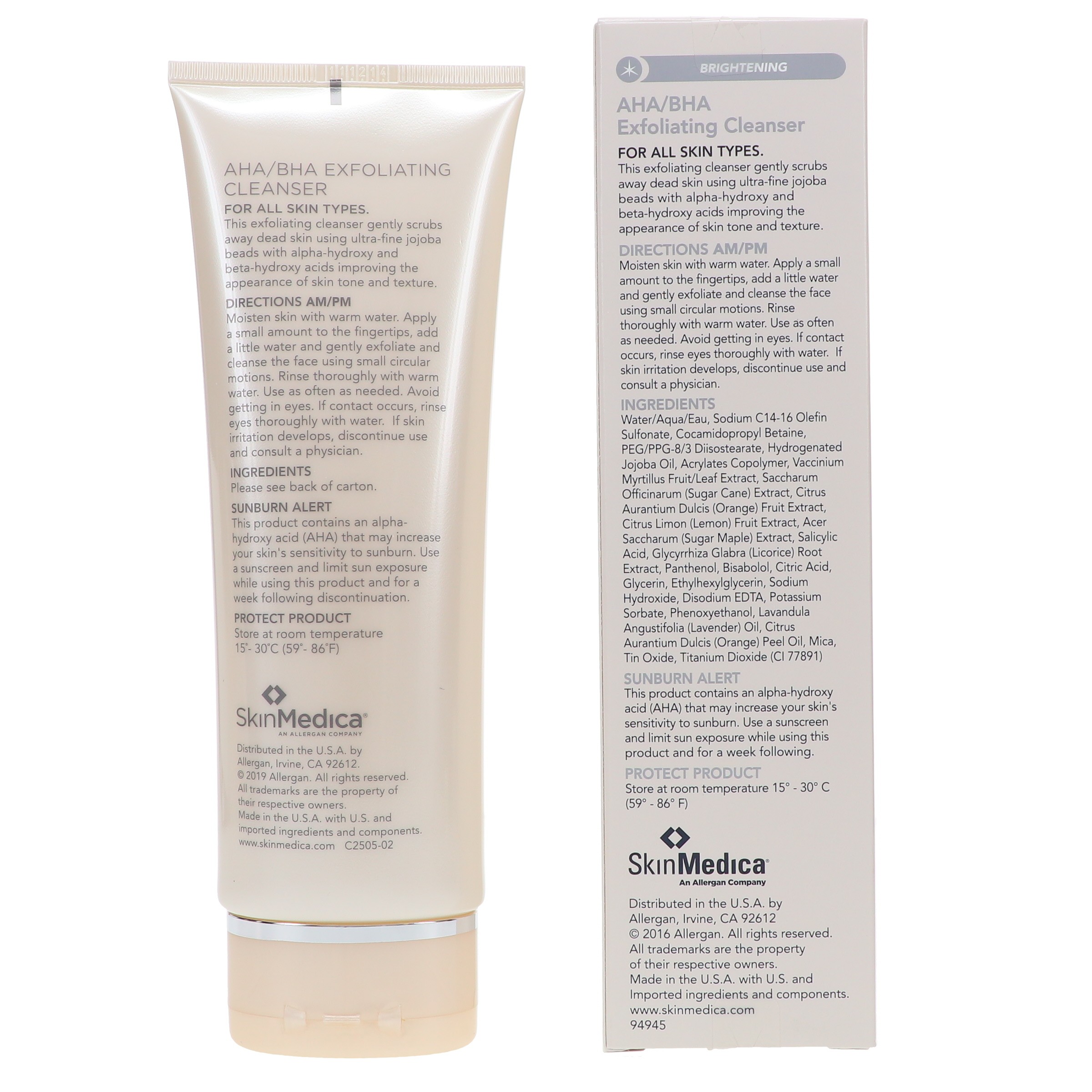 SkinMedica AHA/BHA Exfoliating Cleanser 6 oz