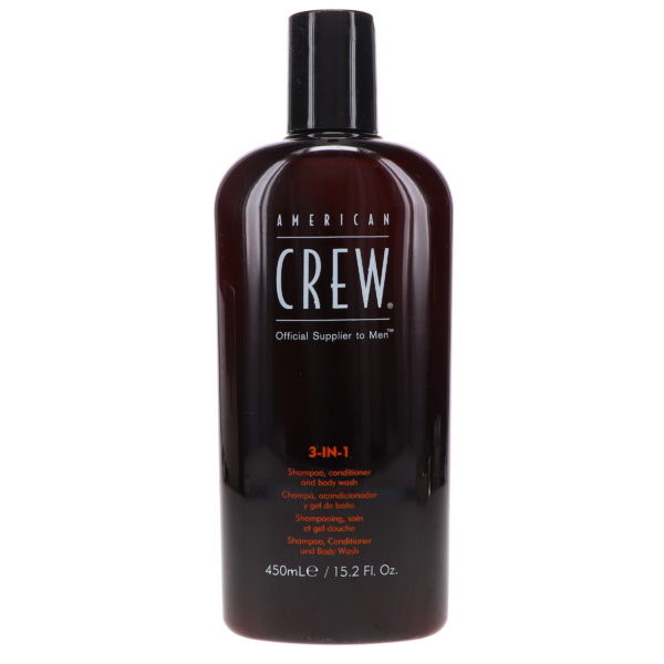 American Crew 3-in-1 Shampoo Conditioner and Body Wash 15.2 Oz