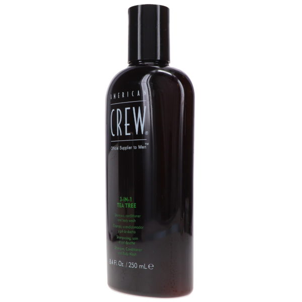 American Crew 3-in-1 Tea Tree Shampoo Conditioner Body Wash 8.4 oz