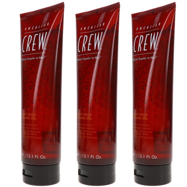 American Crew Light Hold Gel 13.1 oz 3 Pack