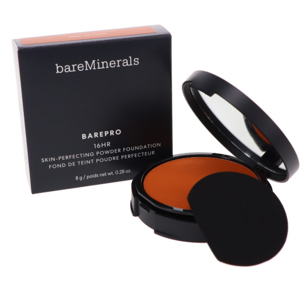 bareMinerals BAREPRO 16-HR Skin-Perfecting Powder Foundation Deep Cool 50 0.34 oz