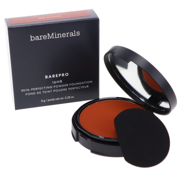 bareMinerals BAREPRO 16-HR Skin-Perfecting Powder Foundation Deep Cool 60 0.34 oz