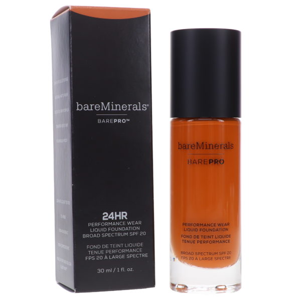 bareMinerals BAREPRO Performance Wear Liquid Foundation SPF 20 Cinnamon 1 oz