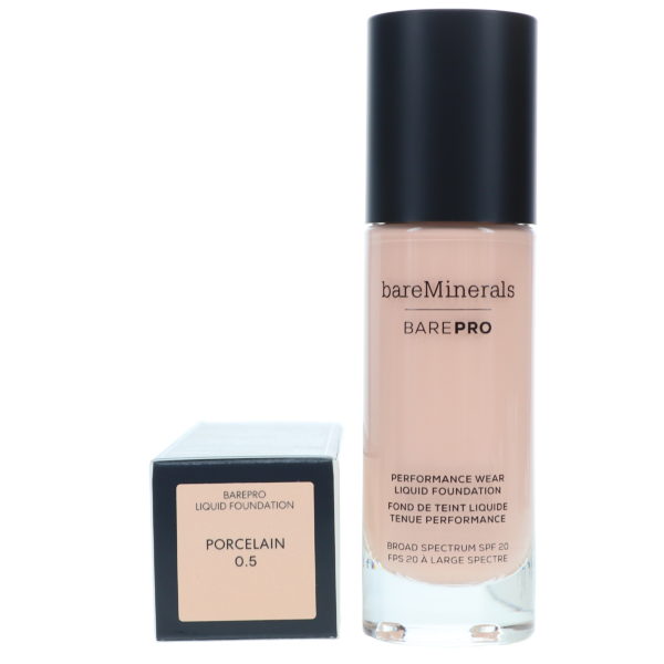 bareMinerals BAREPRO Performance Wear Liquid Foundation SPF 20 Porcelain 1 oz