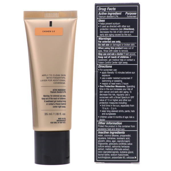 bareMinerals Complexion Rescue Tinted Hydrating Gel Cream Broad Spectrum SPF 30 Cashew 3.5 1.18 oz