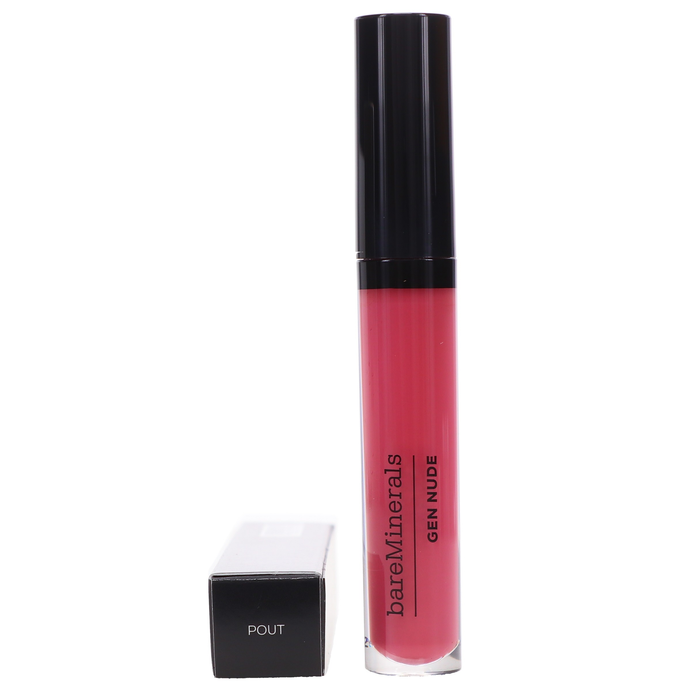 bareMinerals Gen Nude Patent Lip Lacquer Pout 0.12 oz