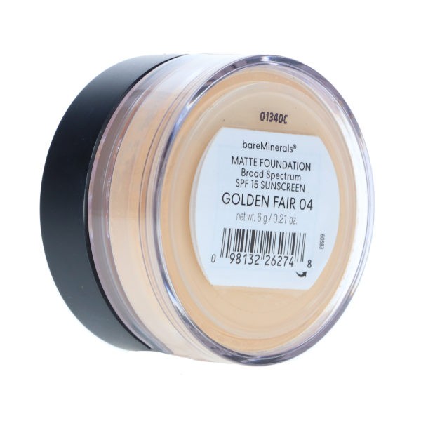 bareMinerals Loose Powder Matte Foundation SPF 15 Golden Fair 04 0.21 oz