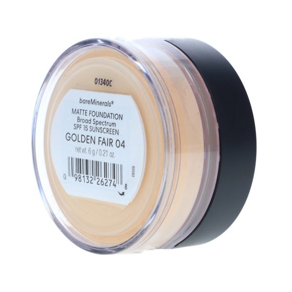 bareMinerals Loose Powder Matte Foundation SPF 15 Golden Fair 04 0.21 oz