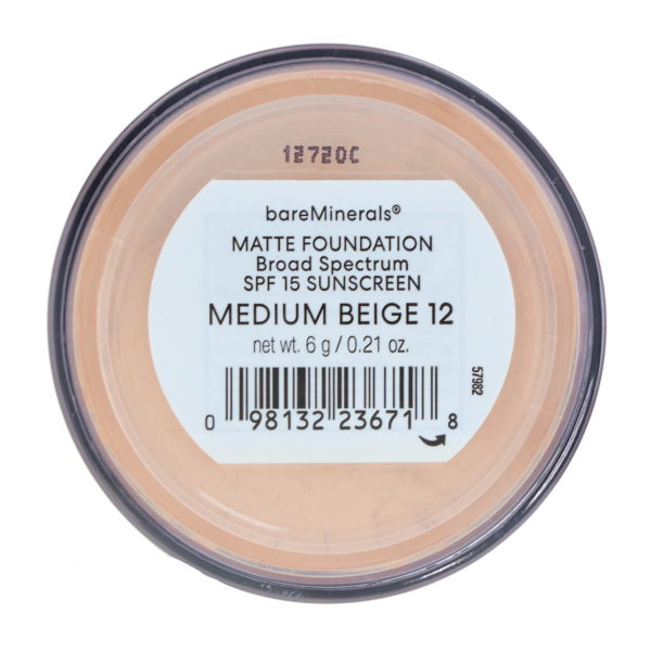 bareMinerals Matte Foundation Broad Spectrum SPF 15 Medium Beige 12 0.21 oz