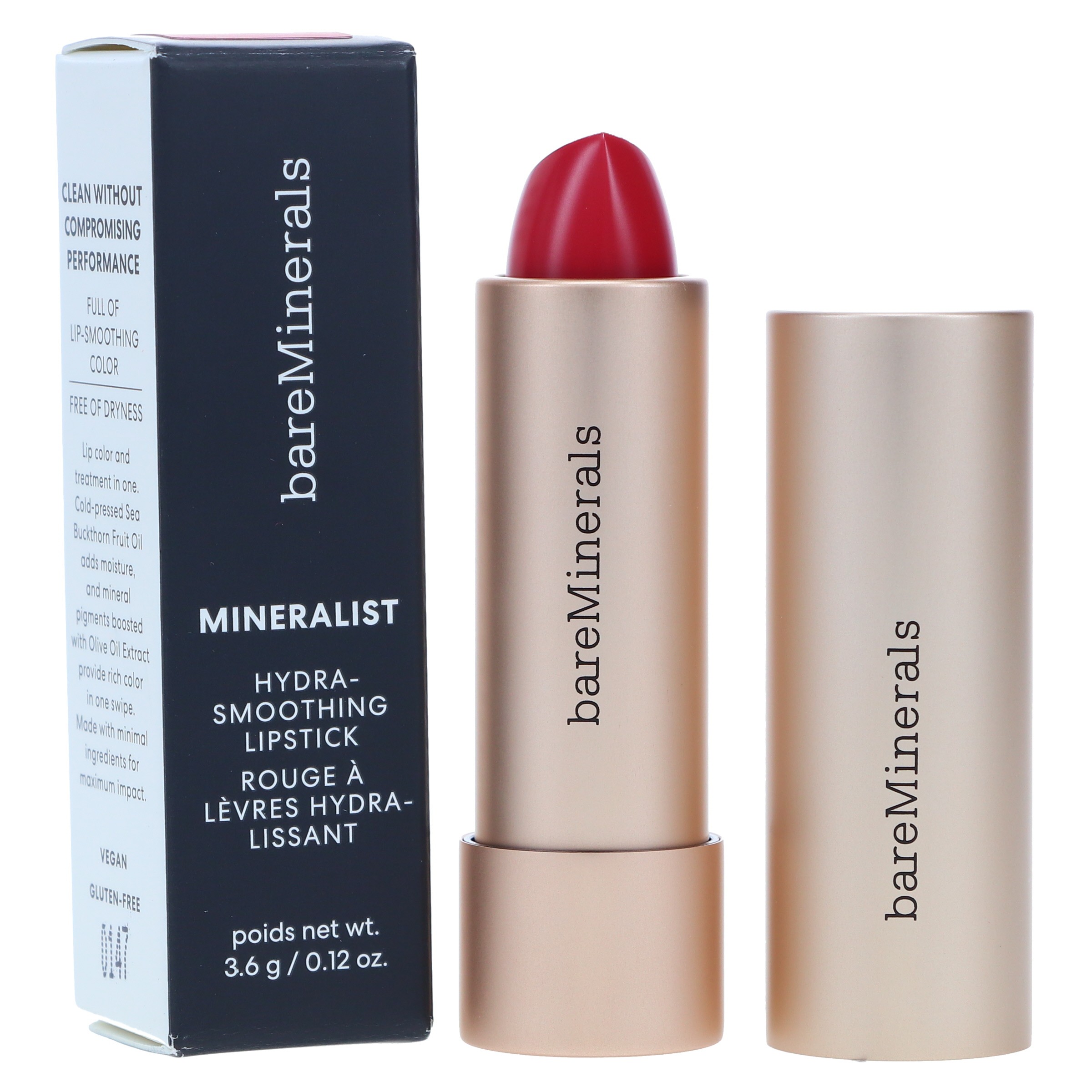 bareMinerals Mineralist Hydra-Smoothing Lipstick Optimism 0.12 oz