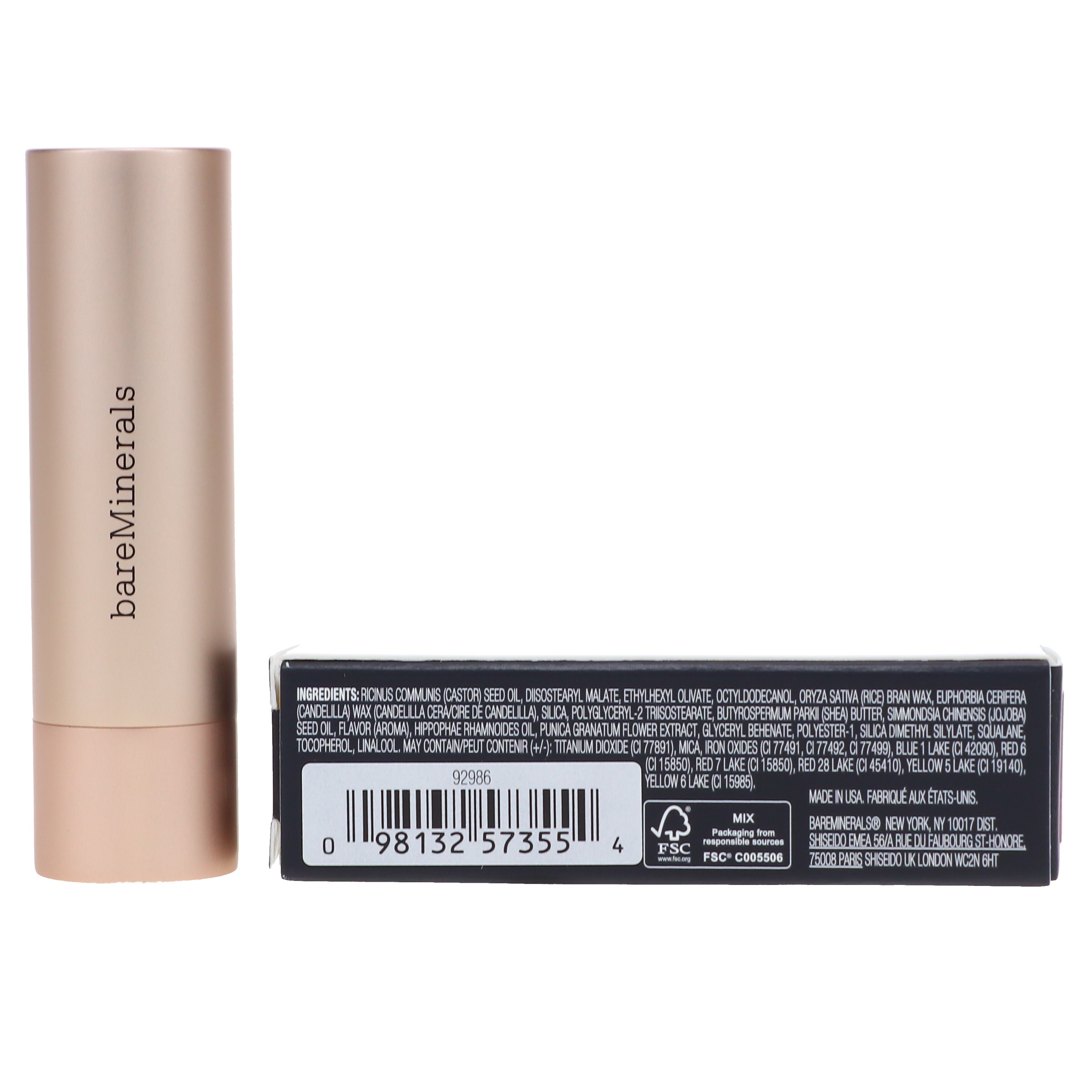 bareMinerals Mineralist Hydra-Smoothing Lipstick Optimism 0.12 oz