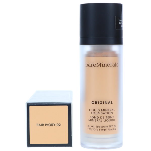 bareMinerals Original Liquid Foundation Fair Ivory 02 1 oz