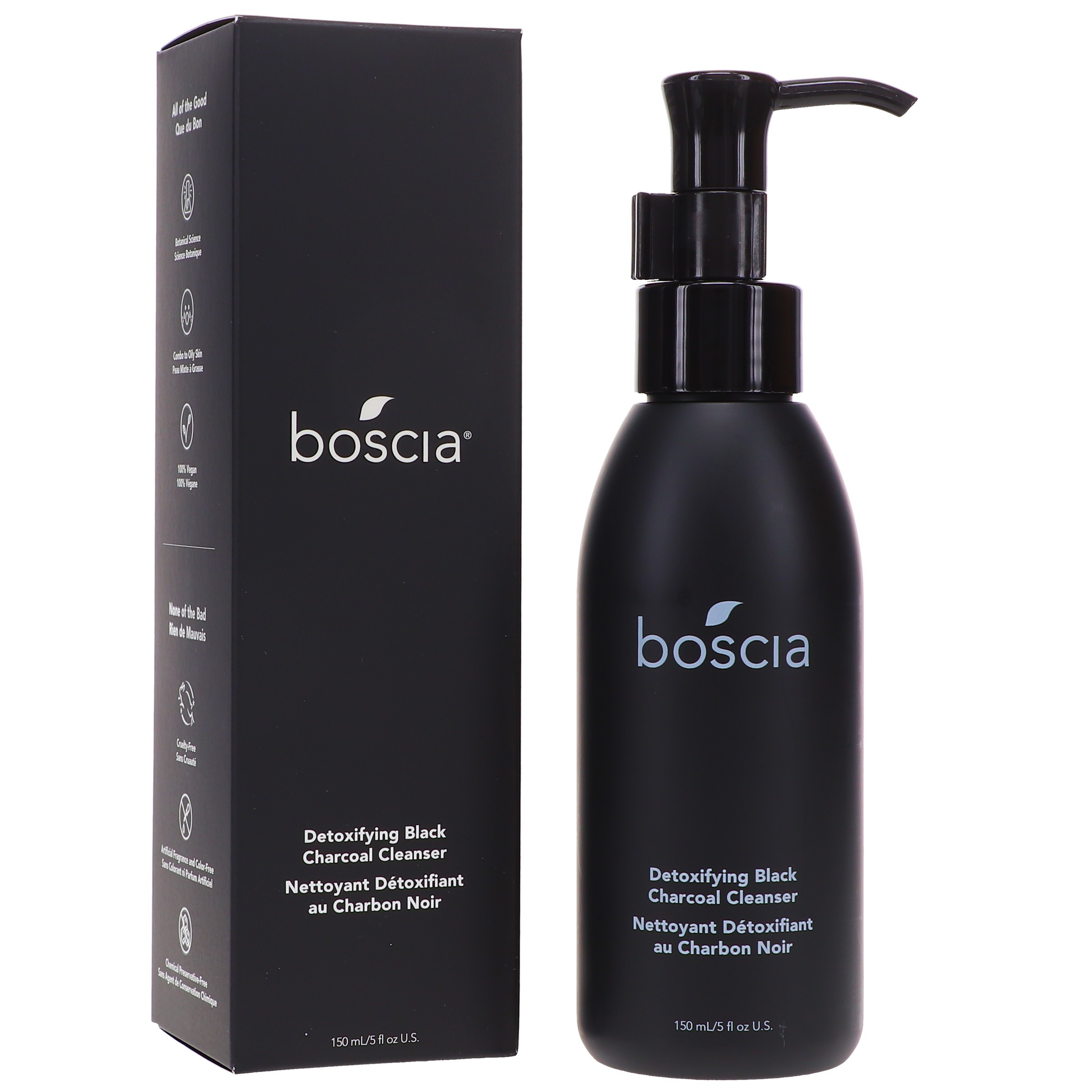 Boscia Detoxifying Black Charcoal Cleanser 5 oz