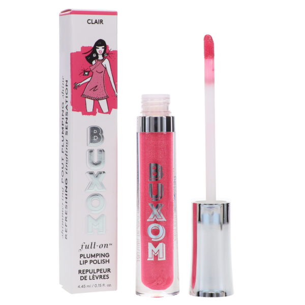 BUXOM Full-On Plumping Lip Polish Gloss Clair 0.15 oz