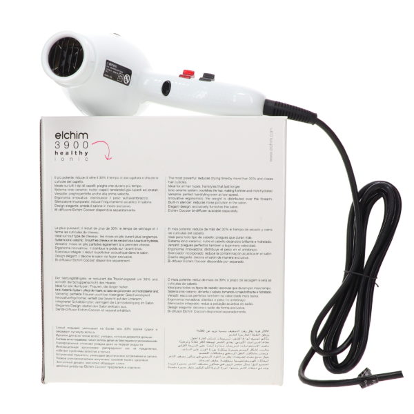 Elchim 3900 Healthy Ionic Hair Dryer White