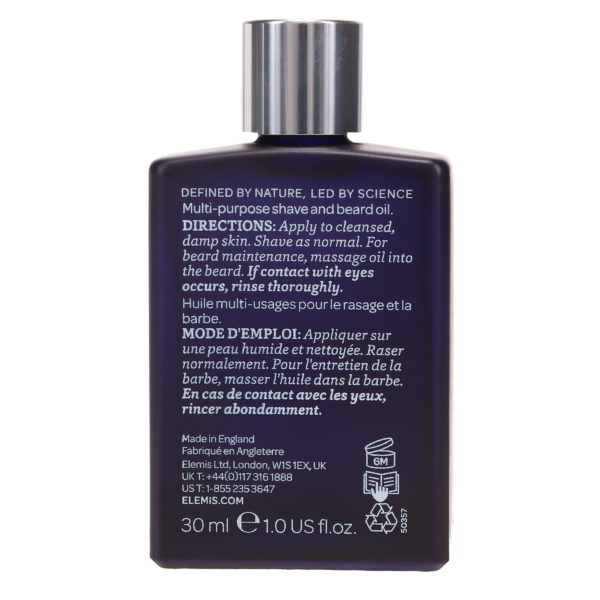 ELEMIS Smooth Result Shave and Beard Oil 1 oz
