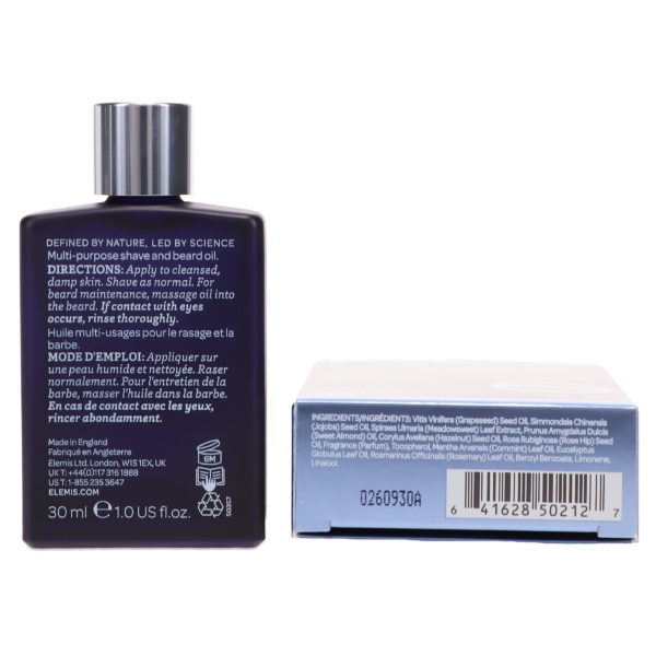 ELEMIS Smooth Result Shave and Beard Oil 1 oz