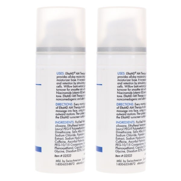 Elta MD AM Therapy Facial Moisturizer 1.7 oz 2 Pack