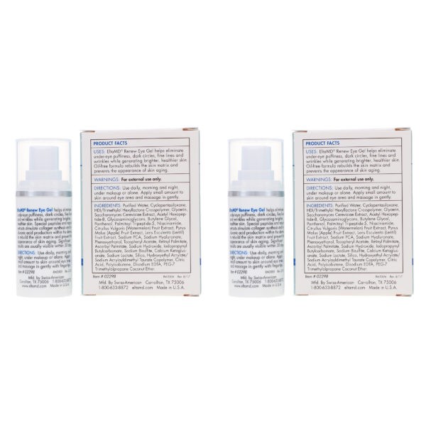 Elta MD Renew Eye Daily Treatment Gel 0.5 oz 2 Pack