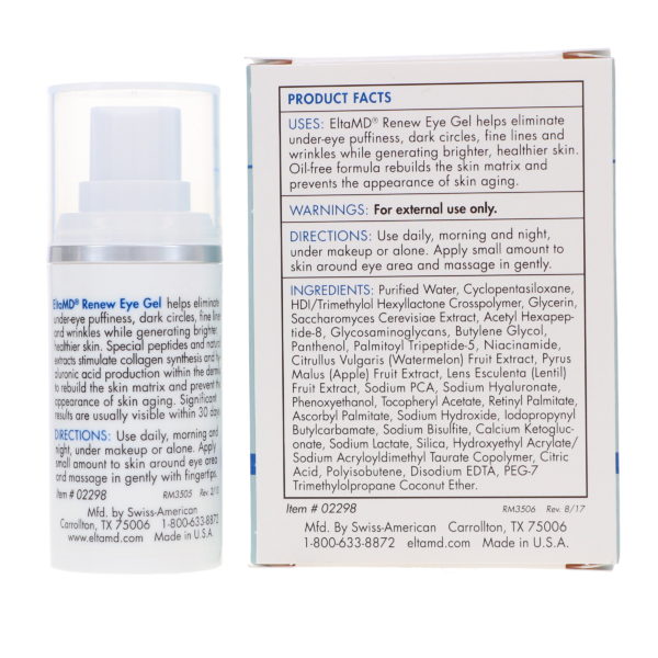 Elta MD Renew Eye Gel Daily Therapy 0.5 oz