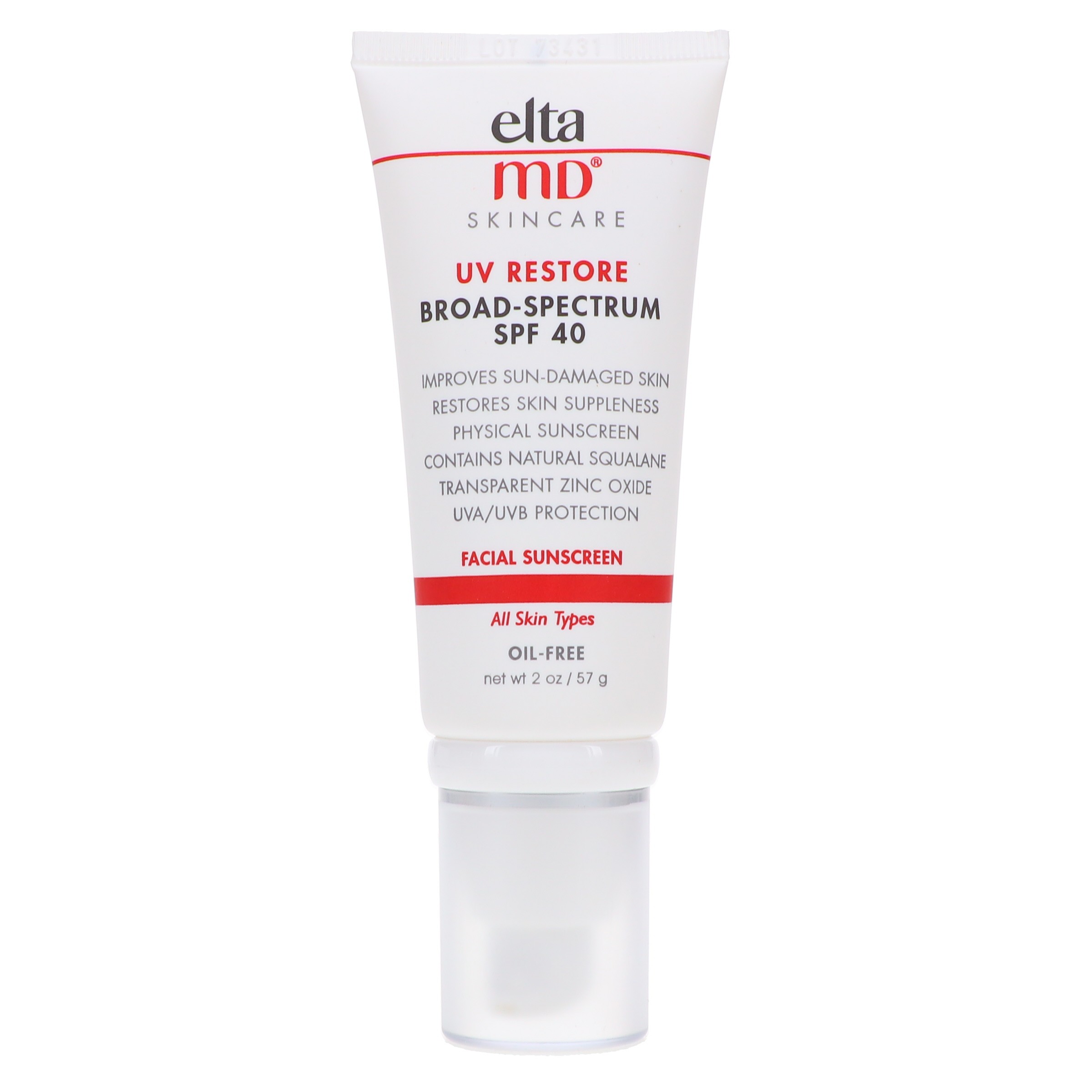 Elta MD UV Restore Broad Spectrum SPF 40 2 oz