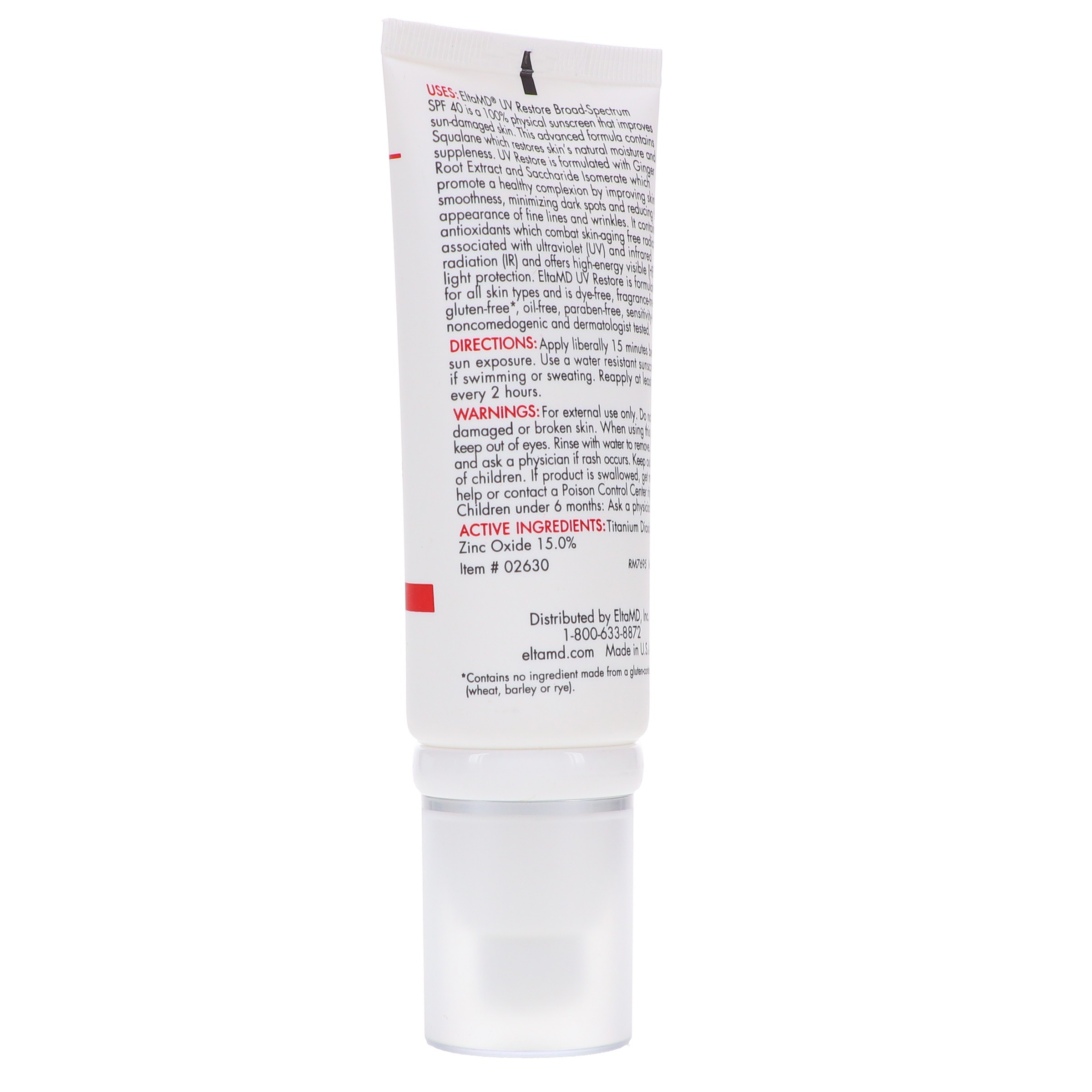 Elta MD UV Restore Broad Spectrum SPF 40 2 oz