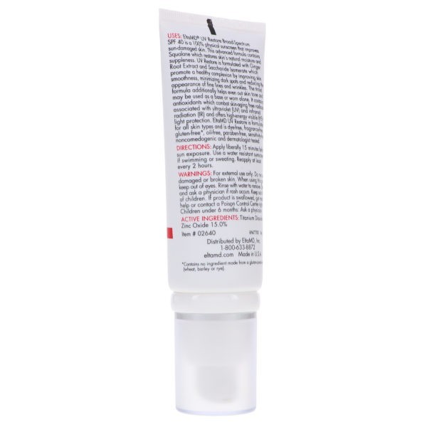 Elta MD UV Restore Tinted Broad Spectrum SPF 40 2 oz