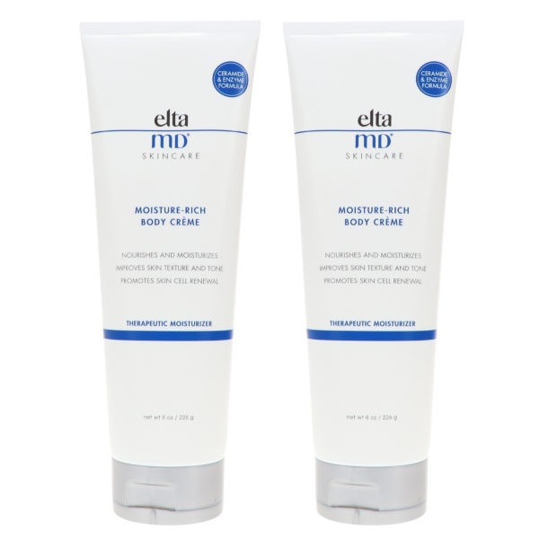 Elta MD Moisture Rich Body Creme 8 oz 2 Pack