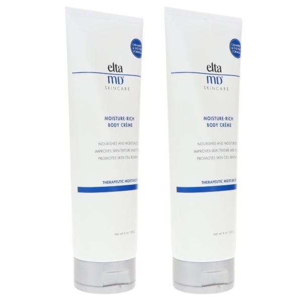 Elta MD Moisture Rich Body Creme 8 oz 2 Pack