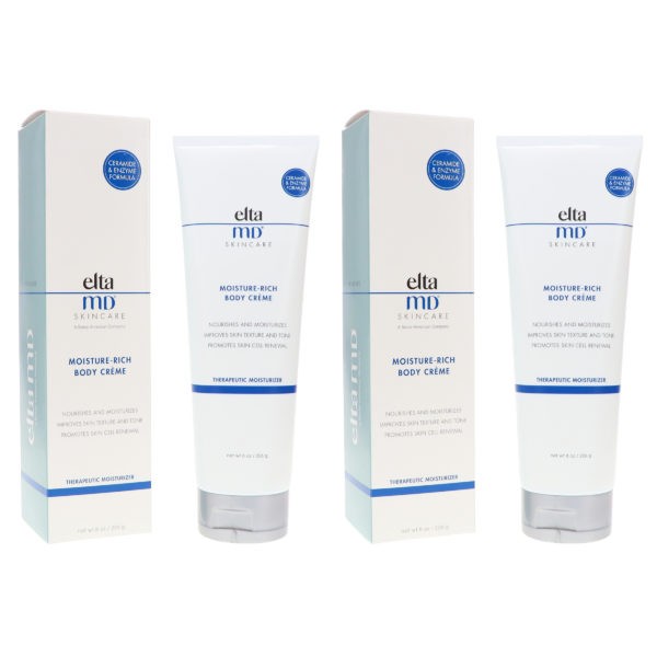 Elta MD Moisture Rich Body Creme 8 oz 2 Pack