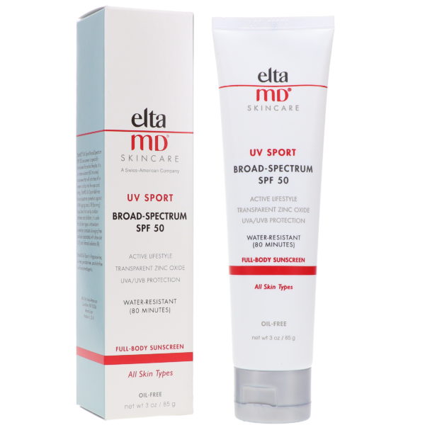 Elta MD UV Sport SPF 50 Broad Spectrum Water Resistant Sunscreen 3 oz