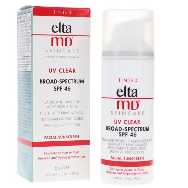 Elta MD UV Clear SPF 46 Tinted Broad Spectrum Facial Sunscreen 1.7 oz & SPF 41 Lightly Tinted Facial Sunscreen 3 oz Combo Pack