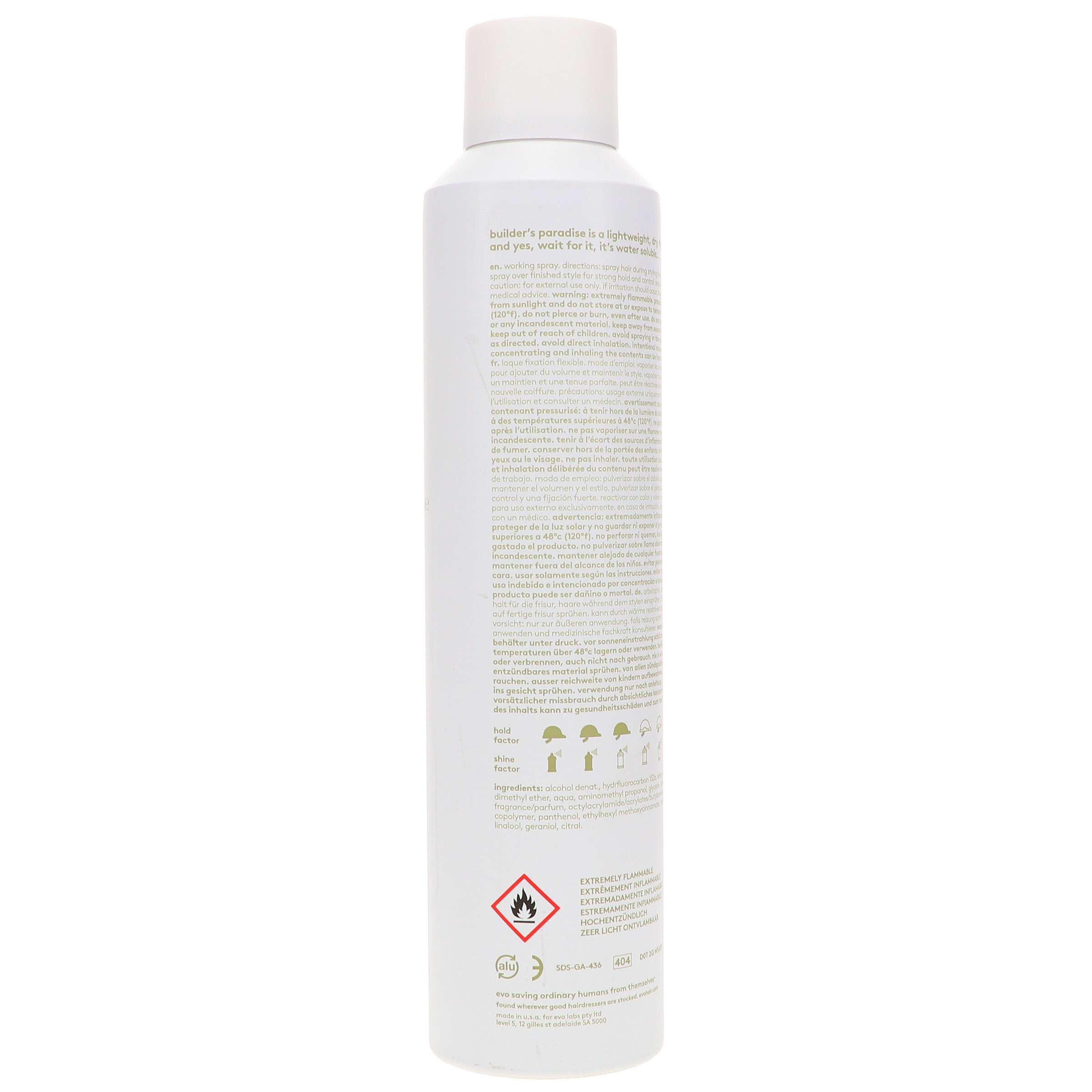 EVO Builder's Paradise Working Spray 8.8 oz