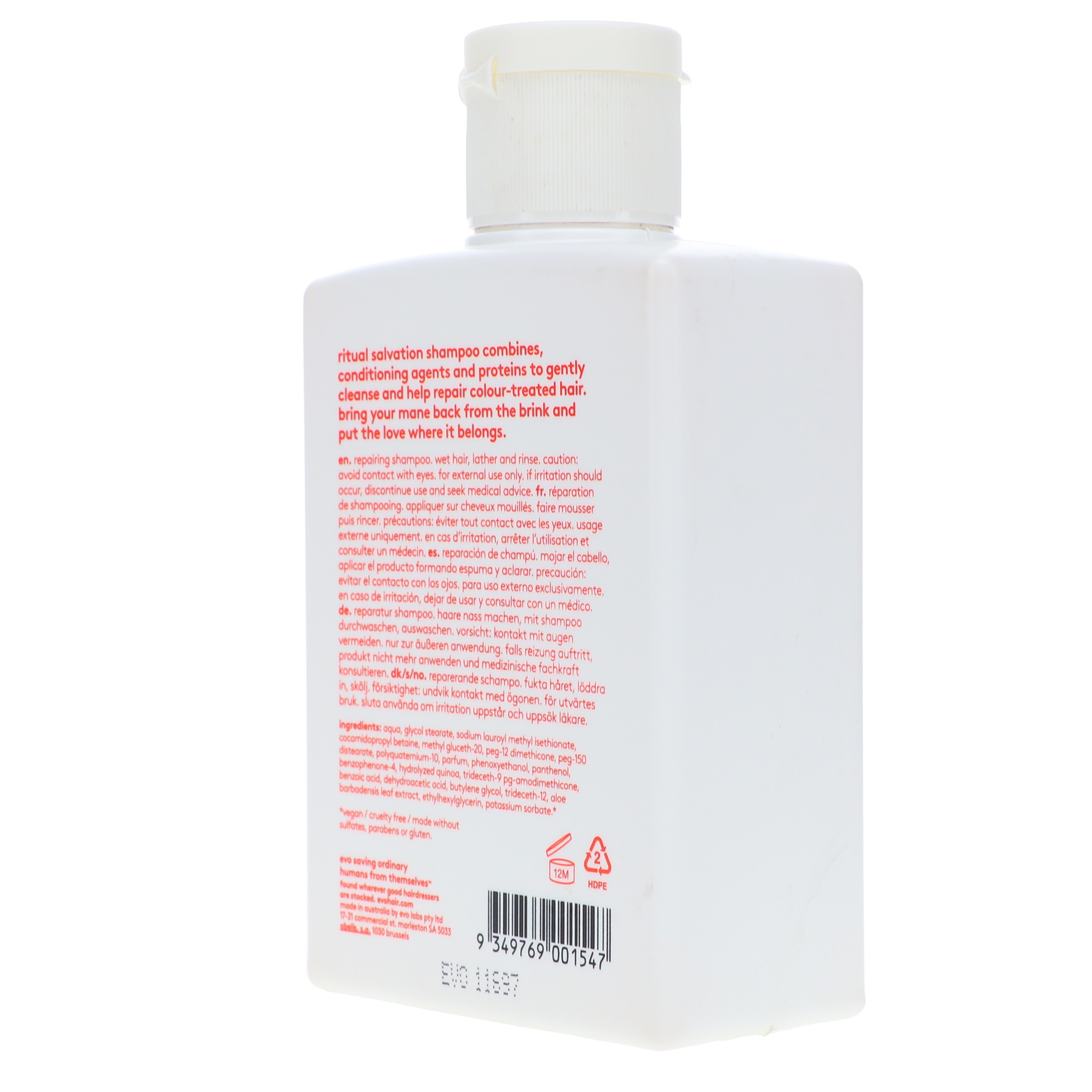 EVO Ritual Salvation Care Shampoo 10.14 oz