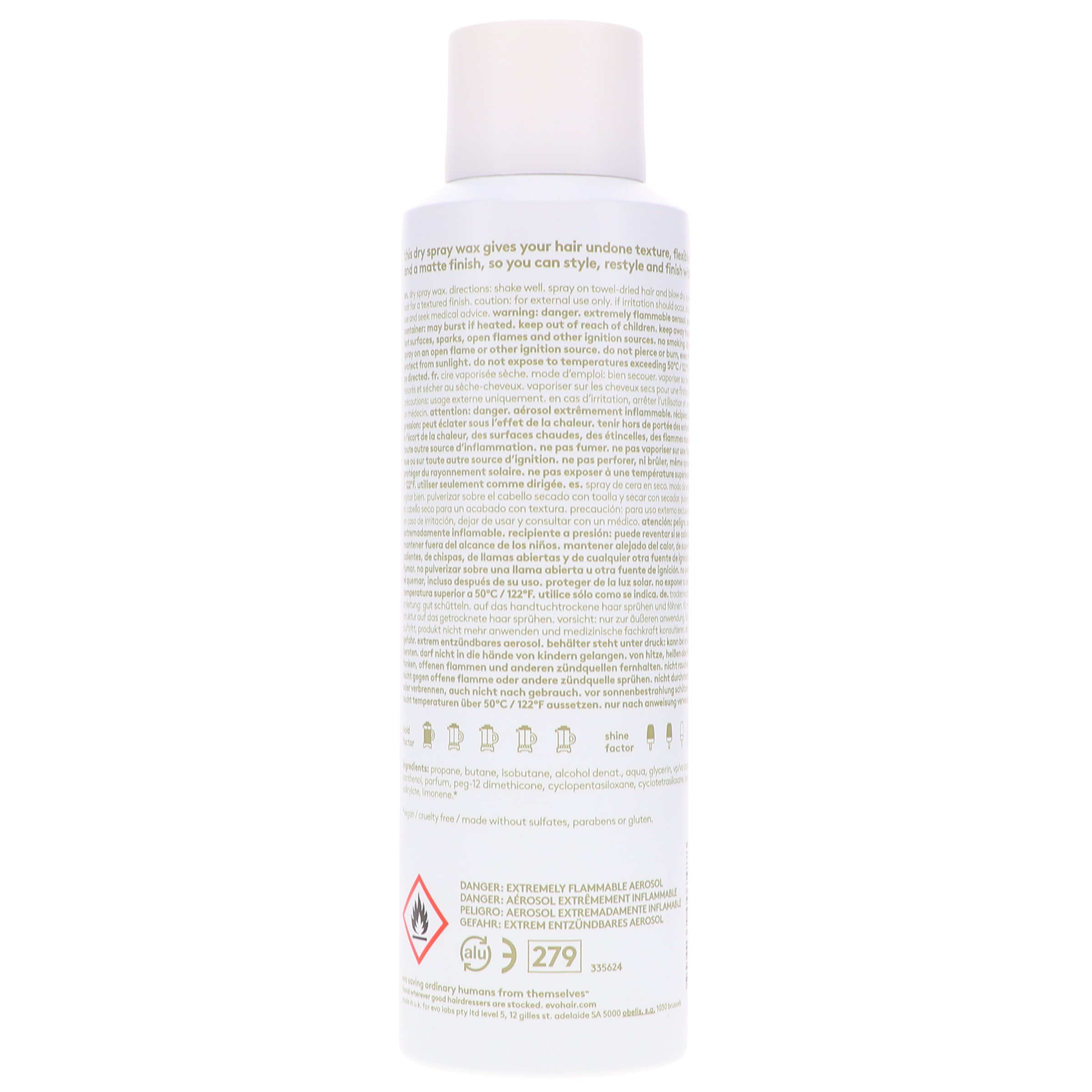 EVO Shebangabang Dry Spray Wax 4.2 oz 2 Pack