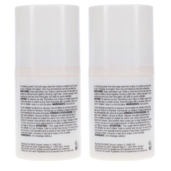 IMAGE Skincare ILUMA Intense Brightening Exfoliating Powder 1.5 oz 2 Pack