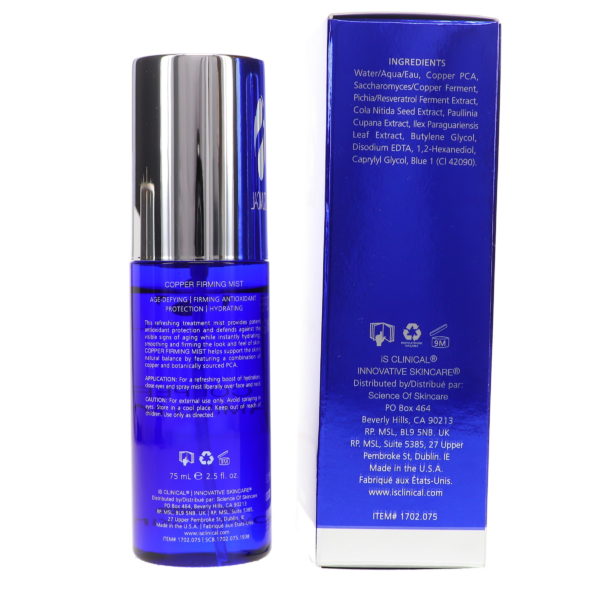 iS Clinical Copper Firming Mist 2.5 oz