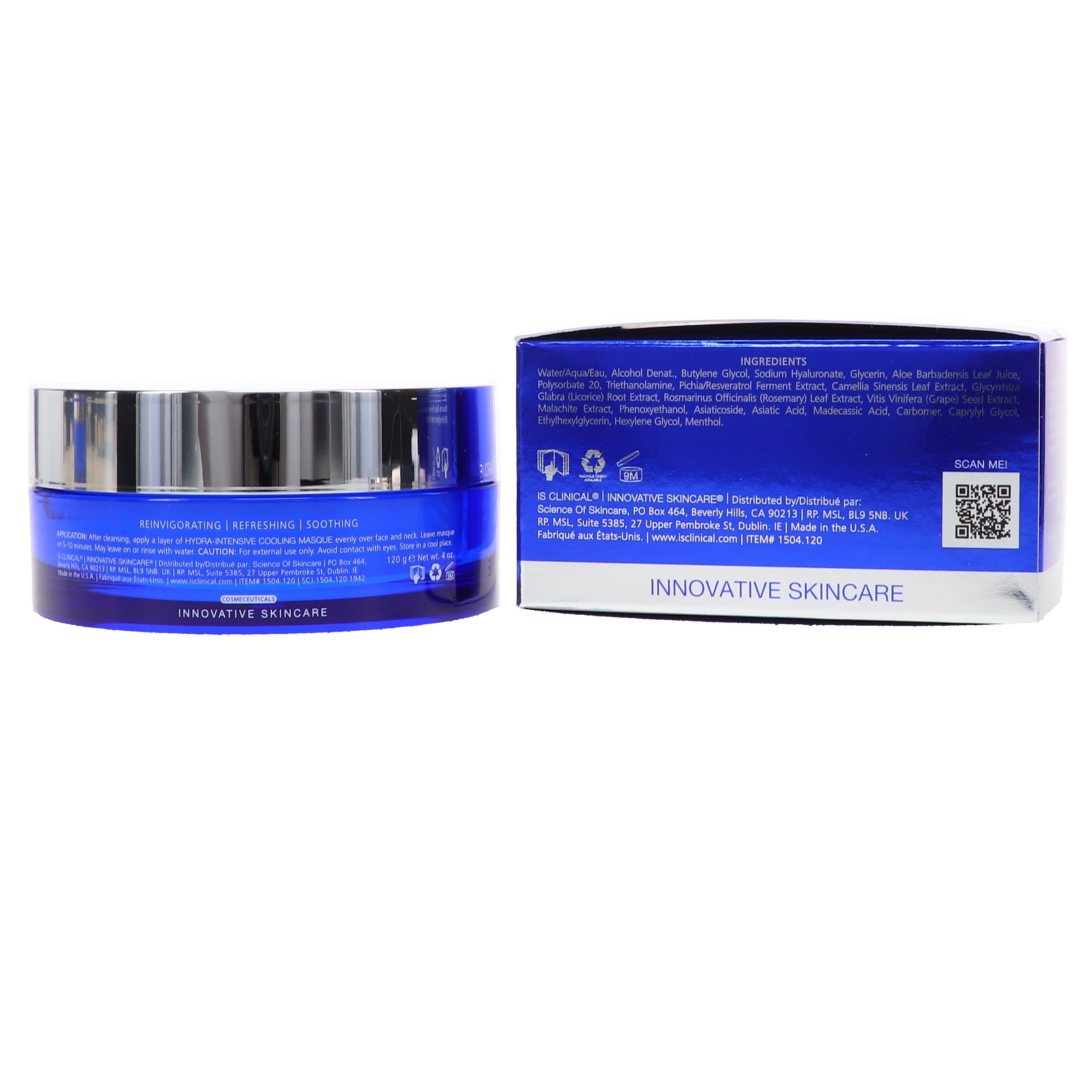 iS Clinical Hydra-Intensive Cooling Masque 4 oz