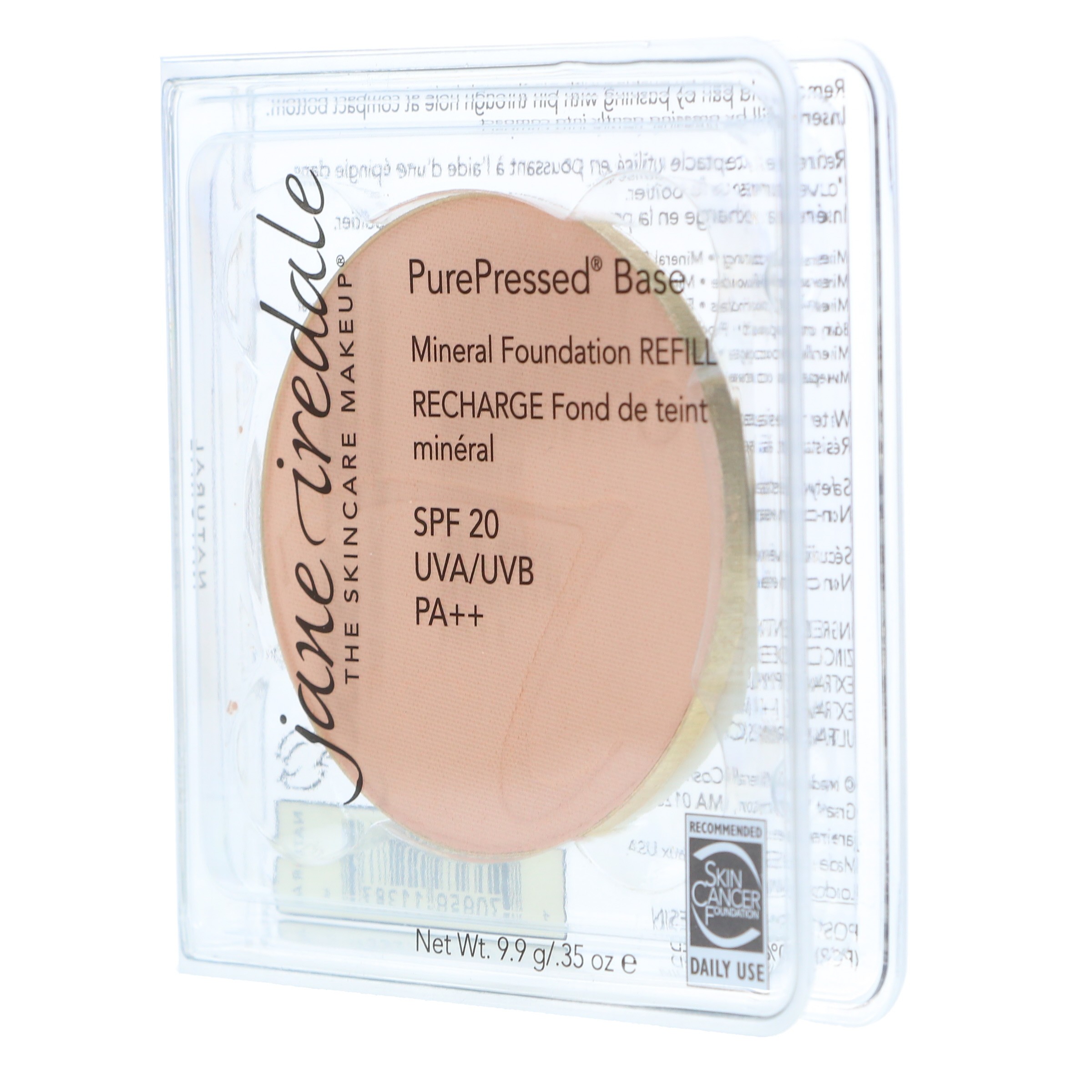 jane iredale PurePressed Base Refill Natural 0.35 oz