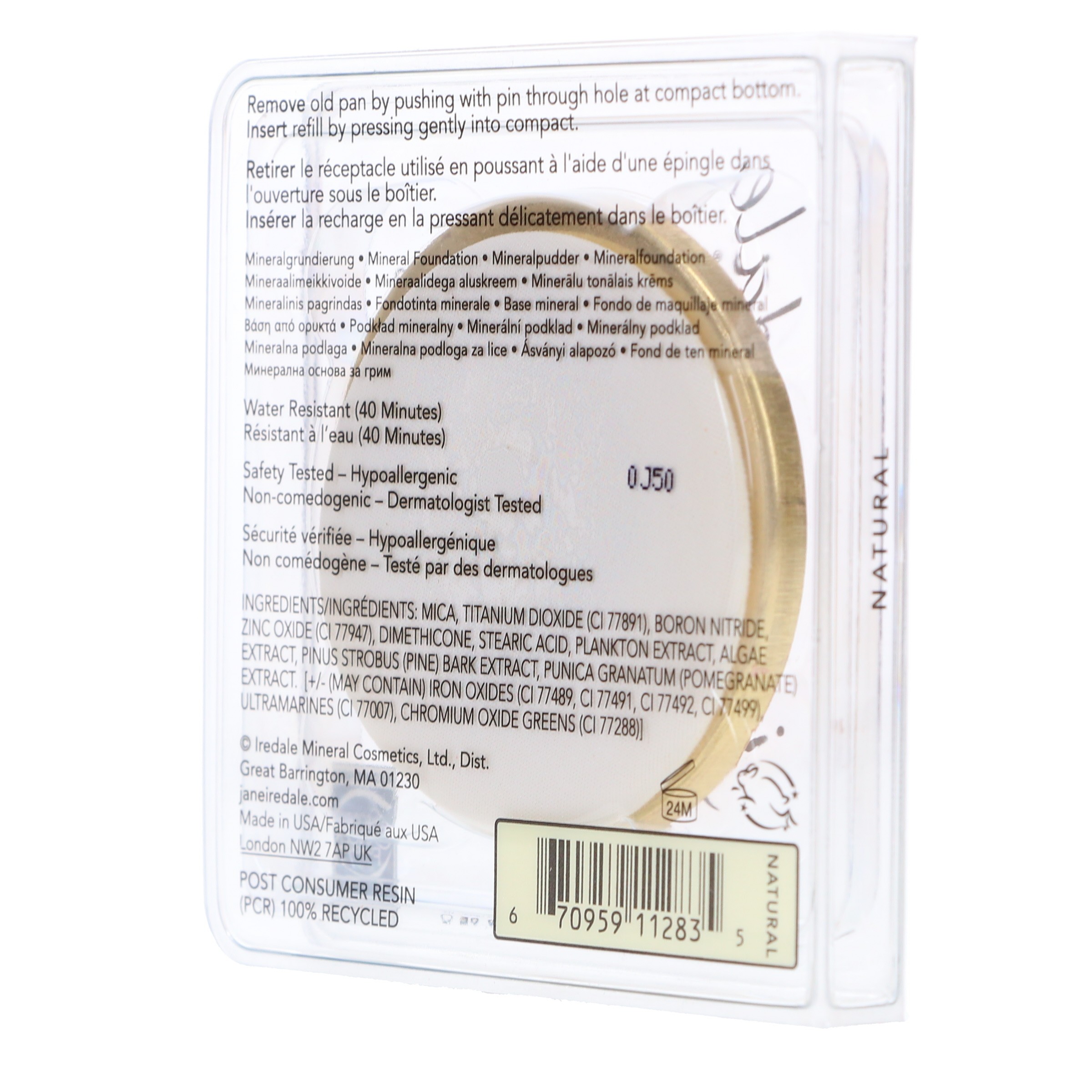 jane iredale PurePressed Base Refill Natural 0.35 oz